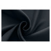 Černý závěs OXFORD 140x250 cm Zavěšení: Kovové kroužky