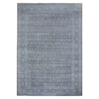 Diamond Carpets koberce Ručně vázaný kusový koberec Diamond DC-HALI B Light grey/blue - 120x170 