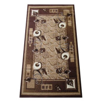 Kusový koberec Alfa hnědý 11 -80 × 150 cm