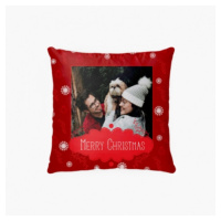 Polštářek, bavlna, Merry Christmas, 38x38 cm