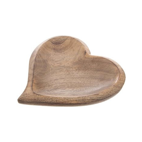 ORION Tác srdce 20 × 20 cm, dřevo MANGO