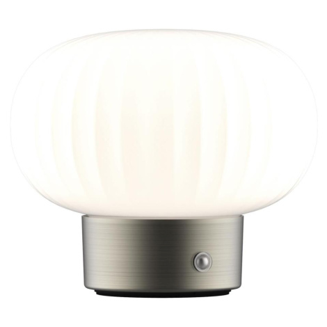 LED Stmívatelná dotyková stolní lampa LATTE LED/1,8W/5V USB 2000 mAh chrom/bílá Donoci