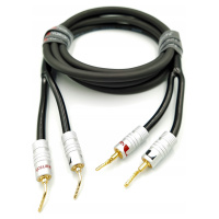 Nakamichi Reproduktorový kabel 2x2,5mm2 Ofc kolíky 3m