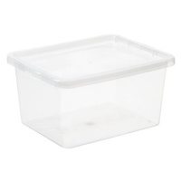 Plast Team Úložný box 20 l, 42,5 × 33 × 21,3 cm Basic box, čirý
