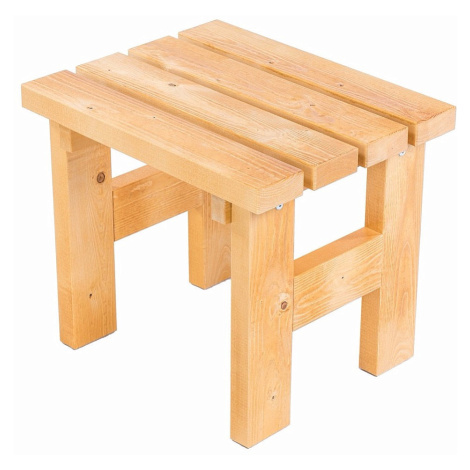 DEOKORK Masivní dřevěná zahradní stolička TEA 03 o síle 38 mm