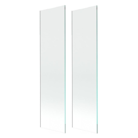 LUNAR sklo vanové zástěny F+S 80x150 cm 8 mm transparent levé 897-080-100-00-00-L