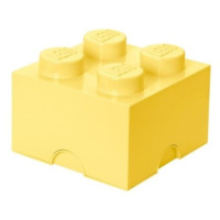 LEGO® úložný box 4 - světle žlutá 250 x 250 x 180 mm