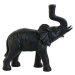 Matně černá stolní lampa (výška 36 cm) Elephant – Light & Living