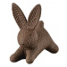 Dekorace zajíček Rosenthal Rabbits, střední, hnědý, 10,5 cm