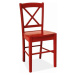 Casarredo Jídelní dřevěná židle CD-56 červená