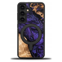 Pouzdro Bewood Unique na Samsung Galaxy A55 5G Violet s MagSafe