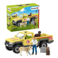 Schleich 42503 Záchranné terénní auto s veterinářem