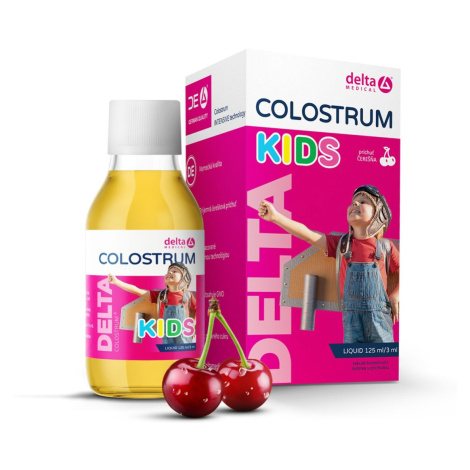 DELTA Colostrum Kids příchuť třešeň 125 ml