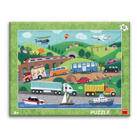 Dino DOPRAVNÍ PROSTŘEDKY 40 deskové Puzzle