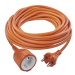 EMOS Prodlužovací kabel s 1 zásuvkou MULO 20 m oranžový