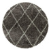 Ayyildiz koberce Kusový koberec Alvor Shaggy 3401 taupe kruh - 80x80 (průměr) kruh cm