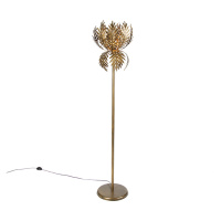 Vintage stojací lampa zlatá - Botanica Simplo