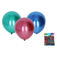 Balónek nafukovací 25cm - sada 100ks, chromové, W009929
