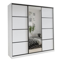 Nejlevnější nábytek Harazia 200 se zrcadlem - bílý mat