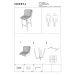 Signal Barová židle COLIN B H-2 | Velvet Barva: Černá / Bluvel 19