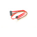 PremiumCord kabel SATA datový + napájecí 0.5m - kfsa-4