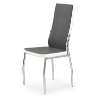 HALMAR Jídelní židle Irena šedá/bílá