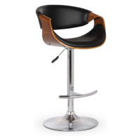 Barová židle CATAXA, ořech/černá