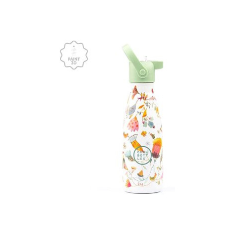 Cool Bottles Kids 3D Spring Flowers, třívrstvá, 260 ml