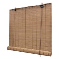 SHUMEE Hnědá bambusová roleta 120 × 220 cm
