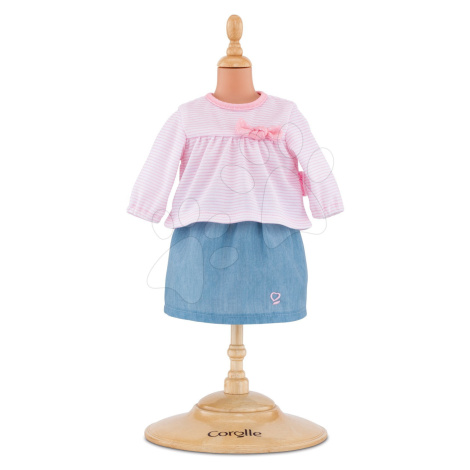 Oblečení sada Top & Skirt Bébé Corolle pro 30cm panenku od 18 měsíců