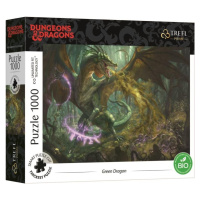 Trefl Puzzle UFT Dungeons&Dragons: Zelený drak 1000 dílků