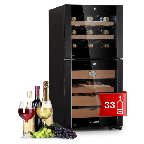 Klarstein El Dorado 89, humidor a vinotéka, 89 l, LED, dotykový displej