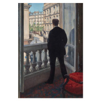 Caillebotte, Gustave - Obrazová reprodukce Man at the Window, 1875, (26.7 x 40 cm)