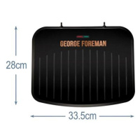 George Foreman 25811-56 Fit Grill Copper Medium