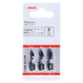 BOSCH torzní bity PH 25mm Impact Control (3x)