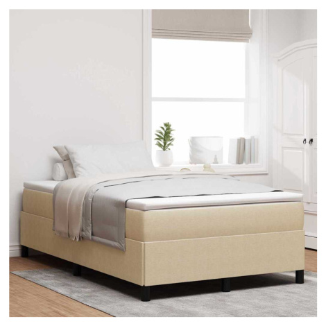 vidaXL Postel s boxspringem Šedozelená 120 x 190 cm Žebrovaná látka