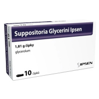 SUPPOSITORIA Glycerini Ipsen 1.8 g 10 ks