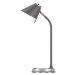 IMMAX LED stolní lampička FINCH, Qi nabíjení, stmívatelná, šedá / stříbrná - 08972L
