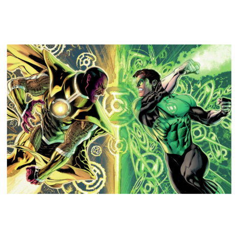 Umělecký tisk Green Lantern vs. Sinestro, (40 x 26.7 cm)