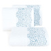 Bavlněný froté ručník se vzorem SAM 50x90 cm, bílá/modrá, 500 gr Mybesthome Varianta: ručník - 1