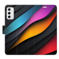 iSaprio Flip pouzdro Color Waves pro Samsung Galaxy M52 5G