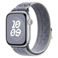 Apple Watch 41/40/38mm šedo-modrý provlékací sportovní řemínek Nike Šedomodrá