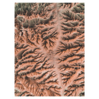Umělecká fotografie Eroded red desert, Javier Pardina, (30 x 40 cm)
