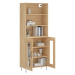 vidaXL Skříň highboard dub sonoma 69,5 x 34 x 180 cm kompozitní dřevo