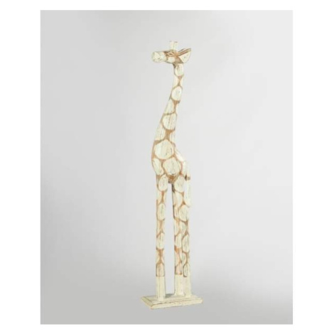 Dřevěná dekorace žirafa 77cm Dijk