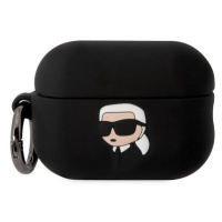 Pouzdro Karl Lagerfeld 3D Logo NFT Karl Head pro Apple Airpods PRO 2 Black