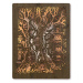 Li-Go "Pohádkový strom" světelný obraz 230V 72x93cm provedení povrchu: dub B