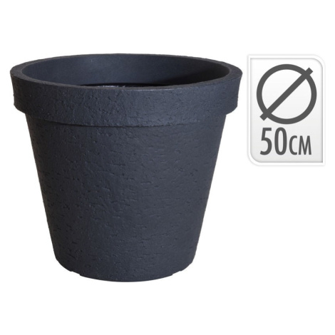 PROGARDEN Květináč venkovní design beton 50 cm antracit KO-Y54195490