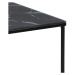 Konferenční stolek Stenet (čtverec, černá) - PŘEBALENO