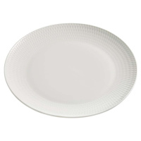 Bílý porcelánový servírovací talíř ø 27 cm Diamonds – Maxwell & Williams